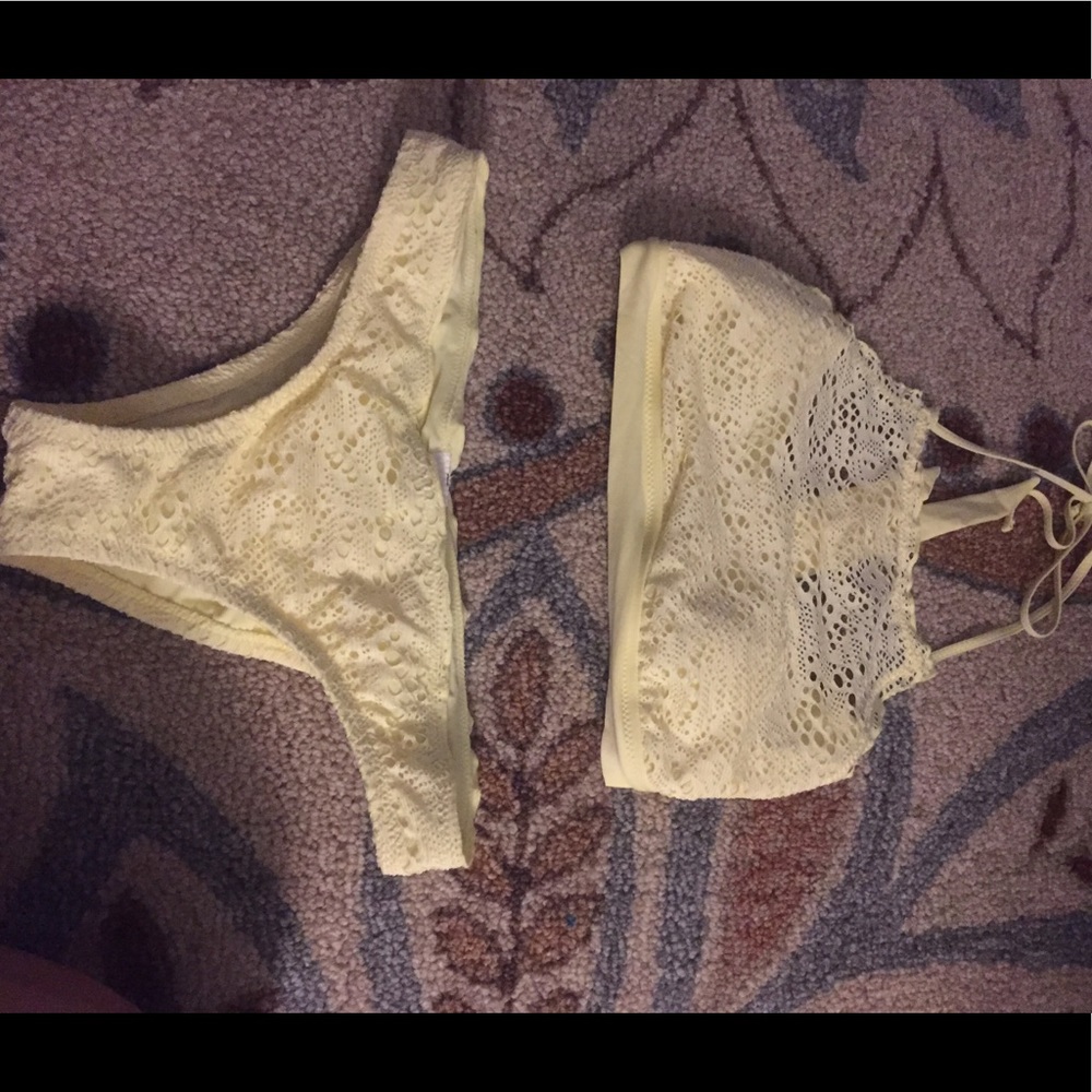 Yellow Halter Bikini